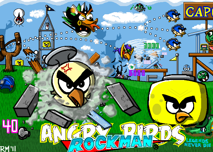 Angry Rockman Birds