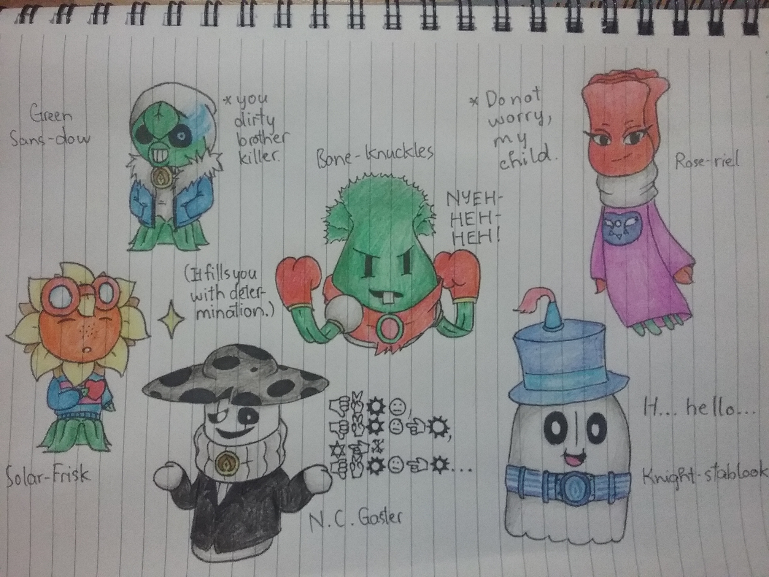 PvZ heroes x Undertale - All Chara(cter)s