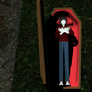 MMD vampire in coffin