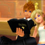 Roxas x Namine - Studying the Word Together