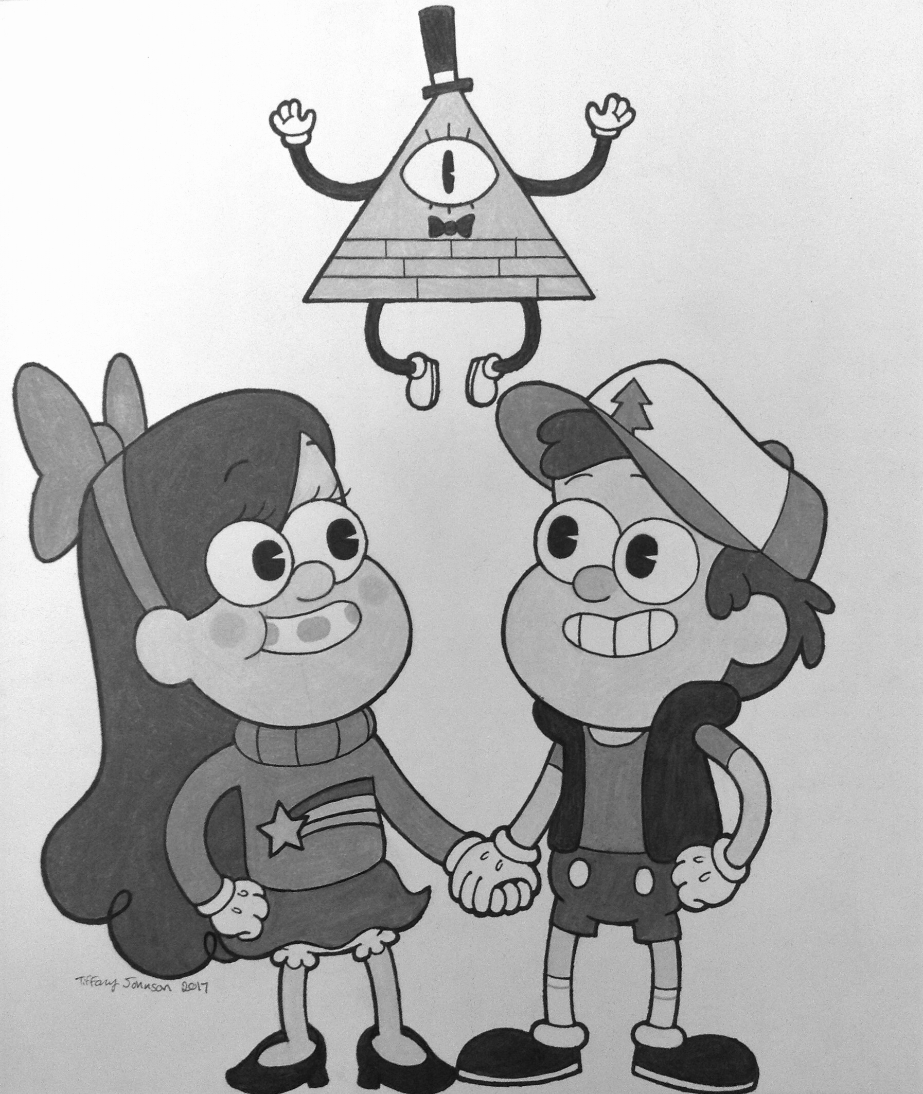 Gravity Falls Vintage Cartoon