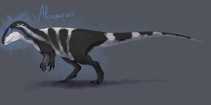 Big Black Allosaur