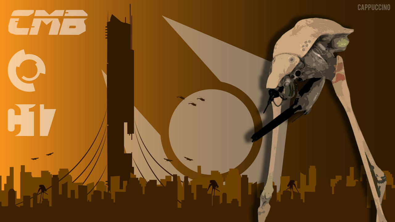 Half-Life 2 Strider Wallpaper by CappuccinoDowloader on DeviantArt