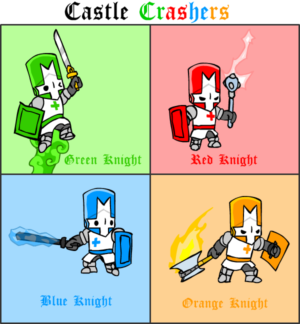 Castle Crashers Knights