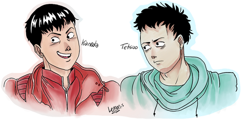 Kaneda and Tetsuo