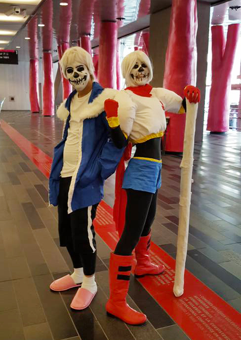 Otakuthon 2016 - Papyrus and Sans Cosplays by Cassandrina on DeviantArt