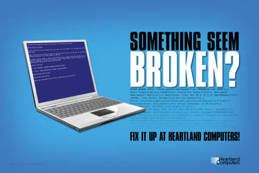 Heartland Computers In-Store Poster Concept