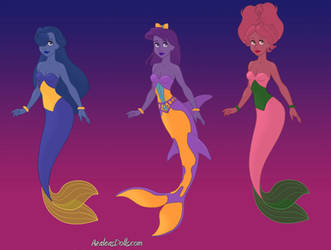 Vinnevra Trio Mermaids