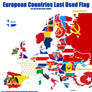 European Countries last used Flags