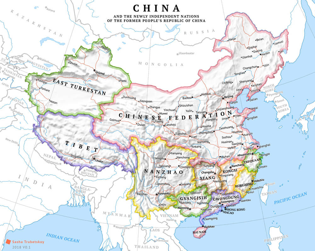 карта в китая