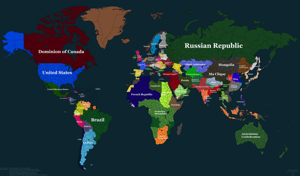 Russia is republic. Карта Кайзеррейха. Hoi 4 Kaiserreich карта. Мир Кайзеррейха карта.