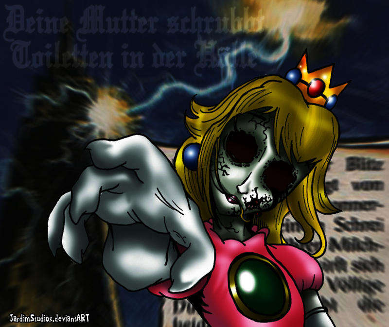 Scared Toadstool Princess Toadstool's Horror by PaulistaPenguin on DeviantArt