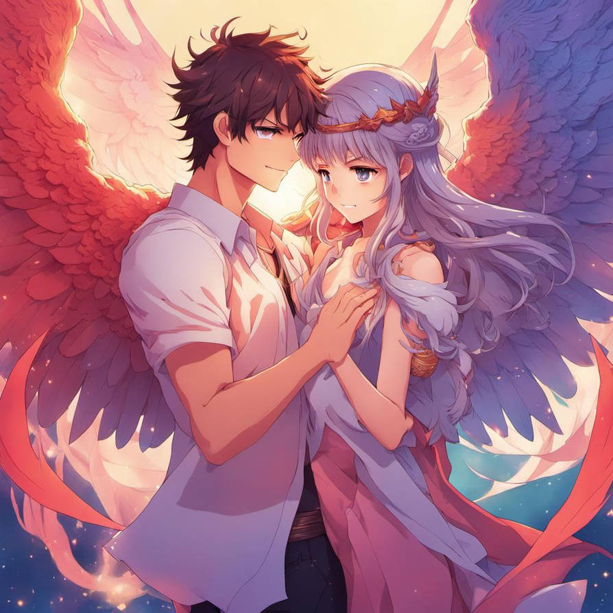 A Demon Man Holding His Angel By KatTheReaper On DeviantArt a-demon-man-holding-his-angel-by-katthereaper-on-deviantart