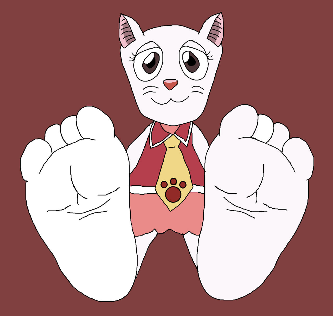 Carla S Cat Feet Tease 4 Toes Version By Reverhever4 On Deviantart Carla S Cat Feet Tease 4 Toes Version By Reverhever4 On Deviantart