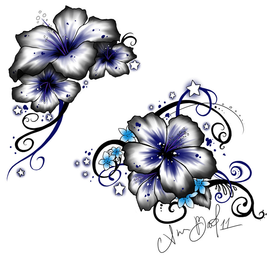 Hibiscus Tattoo by Kuragarikurasu on DeviantArt