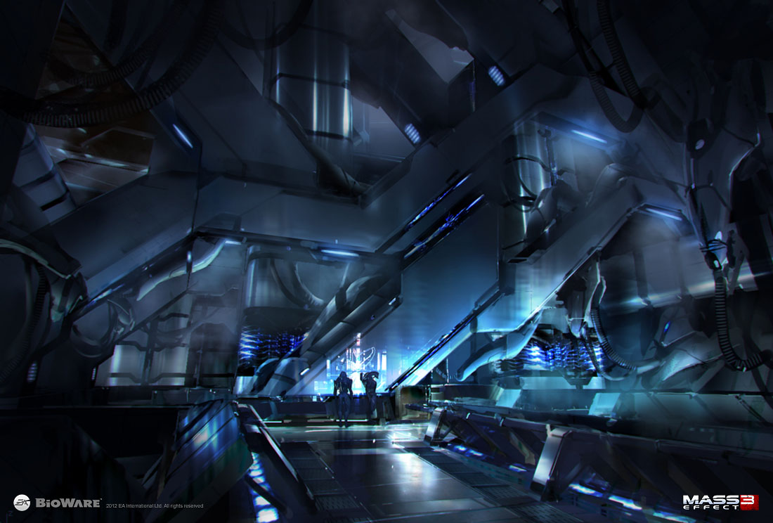 Geth Deviantart Geth Dreadnought Interior by briansum on DeviantArt