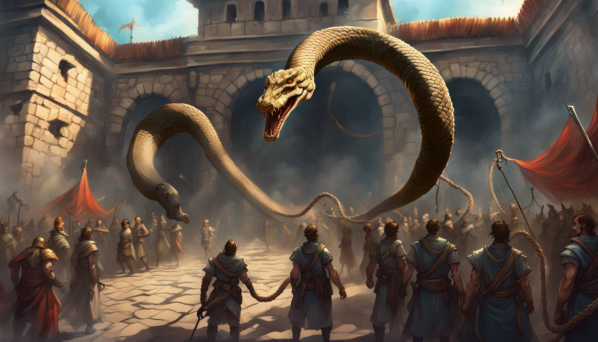 Rope of Entanglement becomes a Giant Constrictor by Dutch25 on DeviantArt