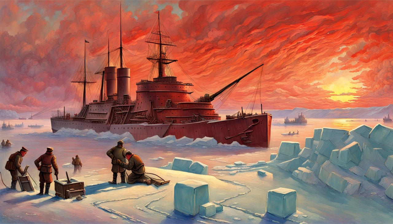 Repairing a Pykrete Steam Warship by Dutch25 on DeviantArt