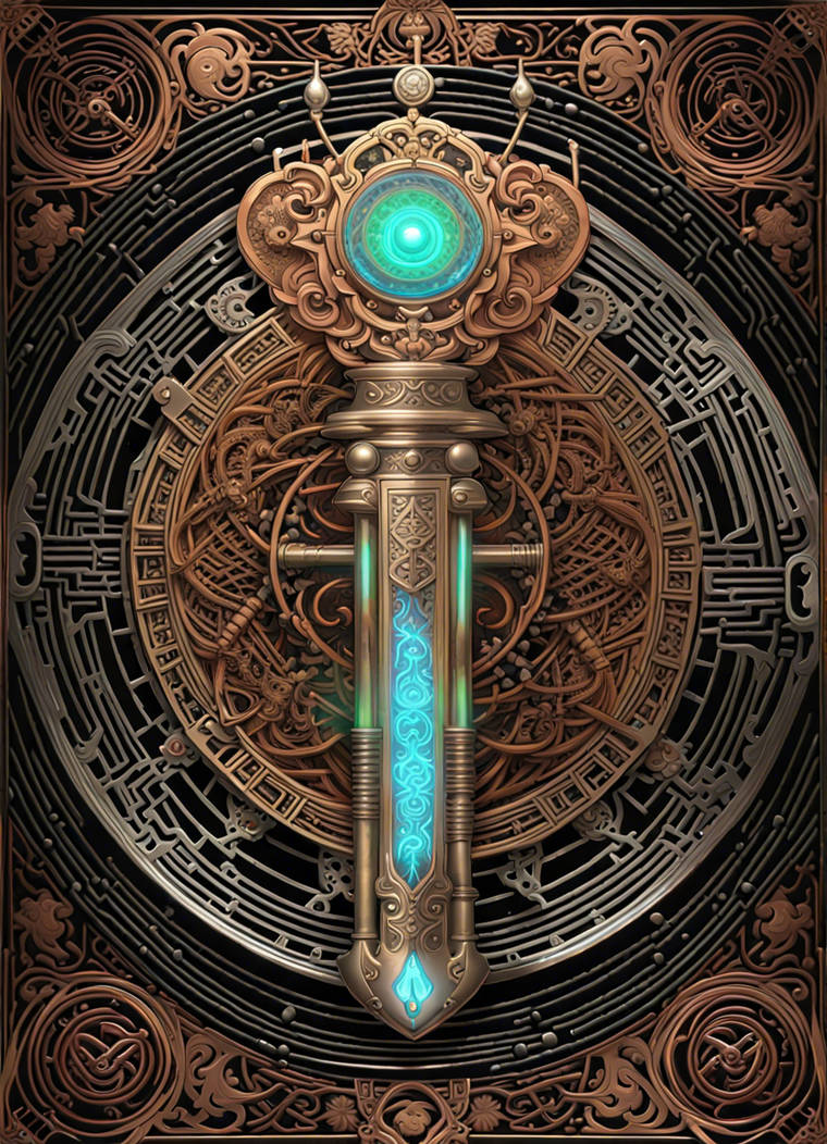 Steampunk 1880s Ruyi Scepter