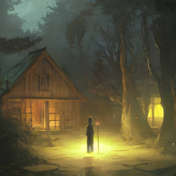 Anime Creepy Cabin In The Woods (22)