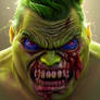 Hulk Zombie Art