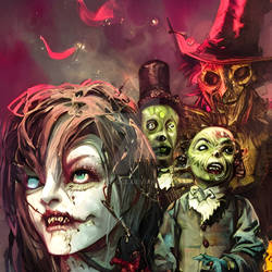 Wizard Of Oz Comics Horror Art