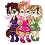 The Chipettes- Primadonna Girls ( art(fan art))