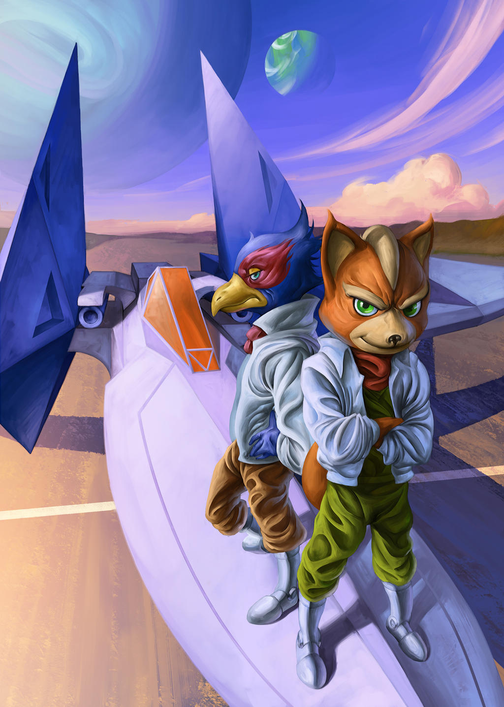Star Fox and Falco
