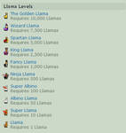 deviantART Llama Badge Level Guide