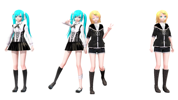 [MMD+DL] Promised Miku and Rin