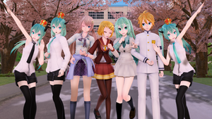 [MMD+DL] School Pack and Beast Models