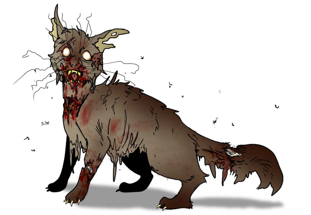 Huge Zombie Cat (PSX) by Jeremay54YT on DeviantArt