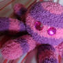 pink crochet squid