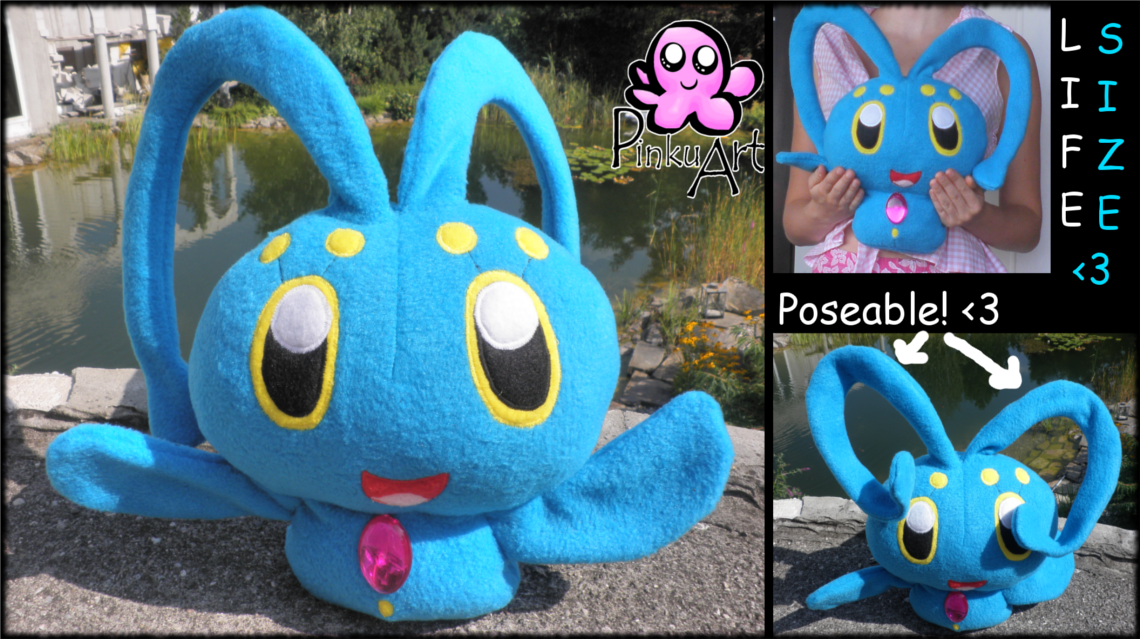 Lifesize Manaphy plush