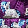 Laying Vinyl Scratch / DJ Pony plush