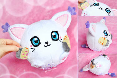 Round Gatomon Blob plush I Digimon