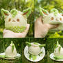 Plush dessert: Leafeon Mochi