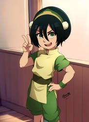 Toph Beifong from Avatar the Last Airbender