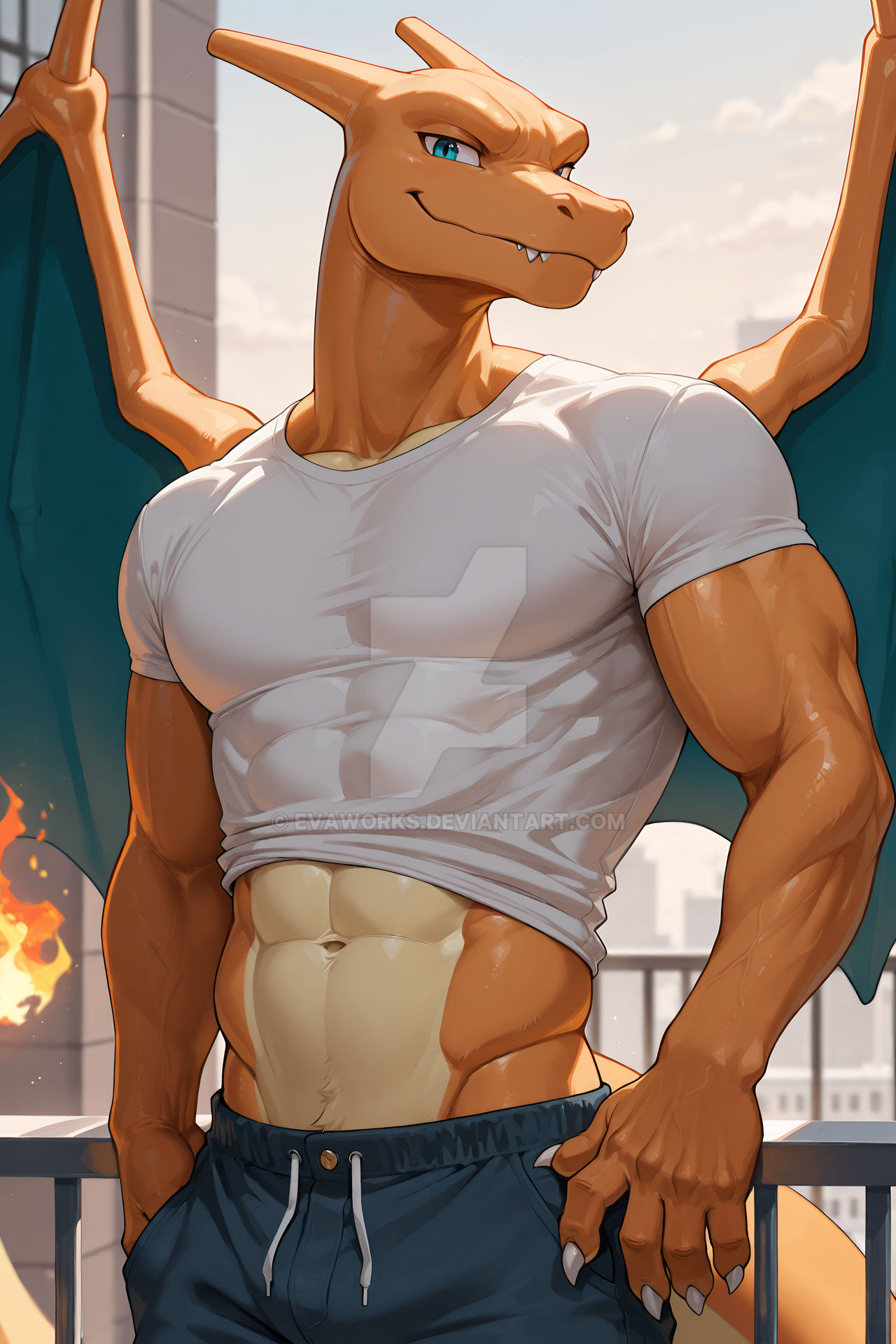 Charizard Base Deviantart Charizard by Evaworks on DeviantArt