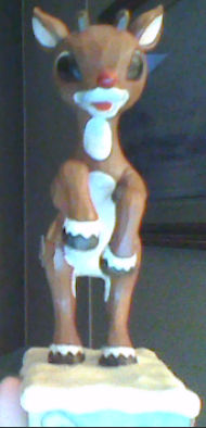 My Collectable Rudolph Statue Front. by sonicexpertfan10 on DeviantArt