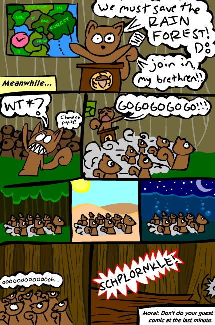 Squirrel Comic