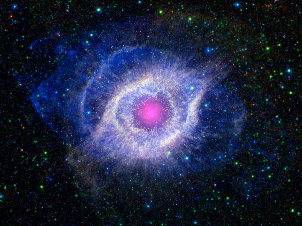 Свет умершей звезды. Туманность NGC 7293. Туманность Геликс. Туманность Хеликс Небула. Туманность NGC 7293 «улитка».
