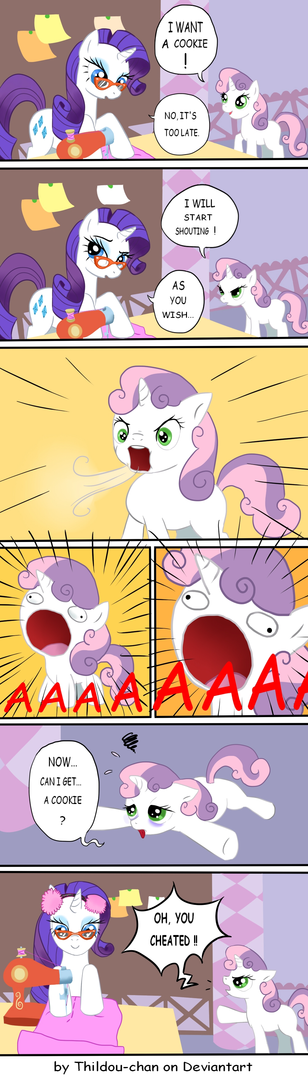 MLP FiM ::Sweetie wants a cookie::