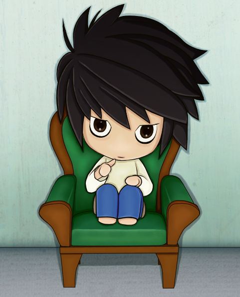 Chibi L - Colouring