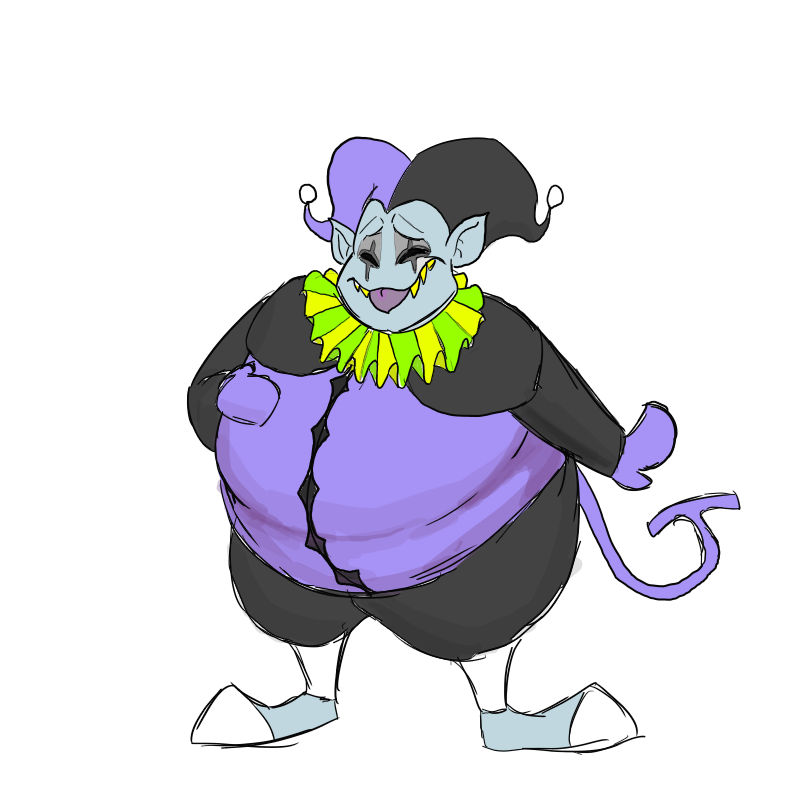 Bloated Jevil by TigerKinks on DeviantArt