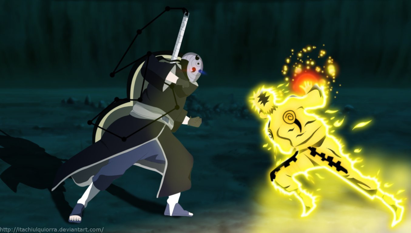 madara uchiha vs tobi