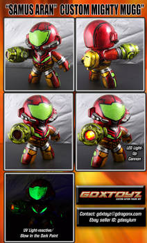 Custom Samus Aran Mighty Muggs