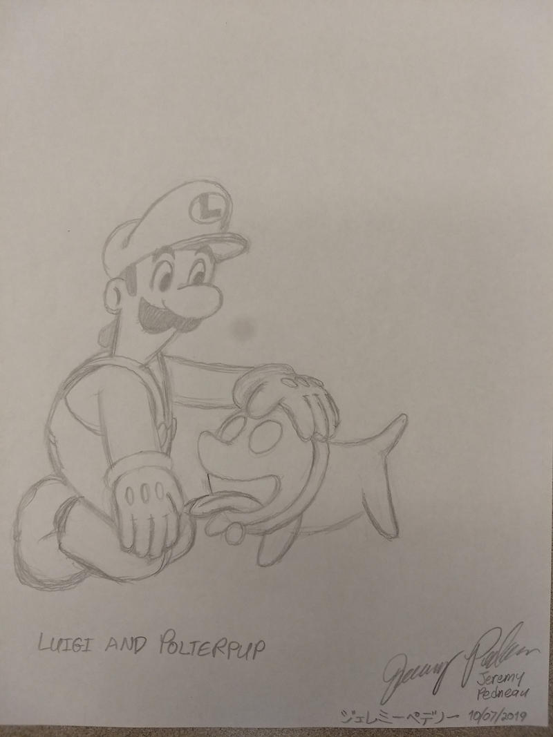 Pencils - Luigi and Polterpup