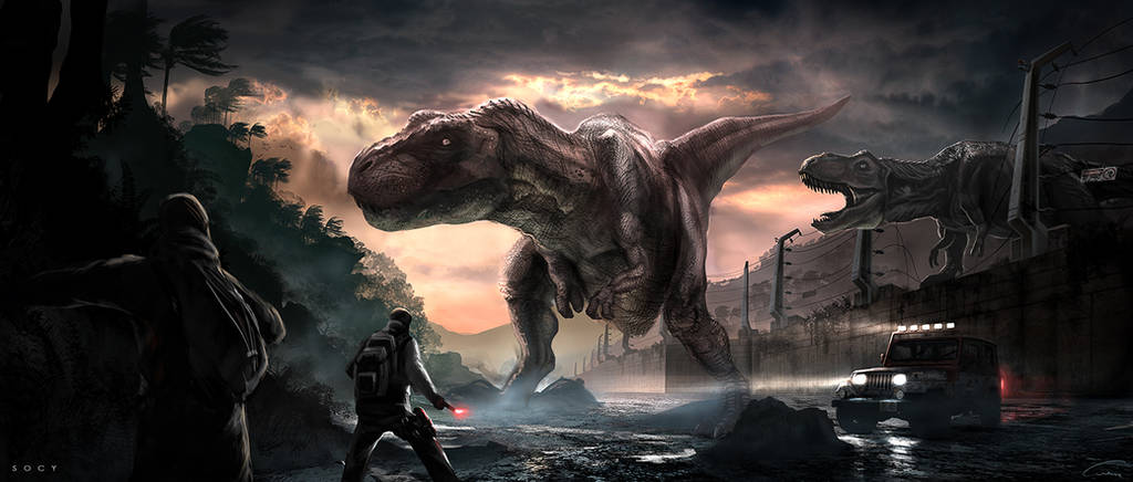 Jurassic Park - Rescue Mission by SocyArt