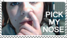 nose picker stamp